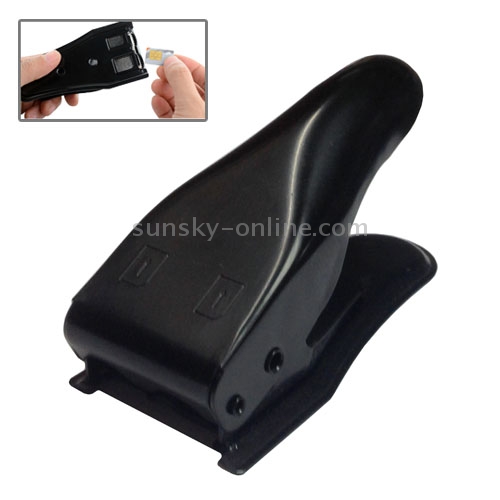 Multifunctional Nano SIM Card and Micro SIM Card Cutter(Black) Multifunctional Nano SIM Card and Micro SIM Card Cutter(Black)