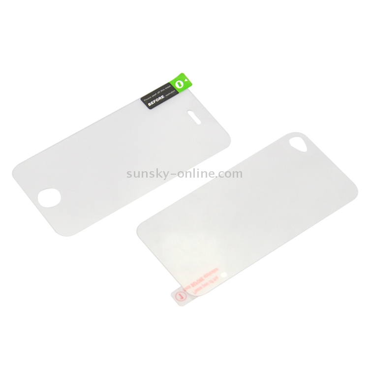 0.3mm 2 in 1 Ultra-thin Explosion-proof Tempered Front + Back Glass Film for iPhone 5 & 5S 0.3mm 2 in 1 Ultra-thin Explosion-proof Tempered Front + Back Glass Film for iPhone 5 & 5S