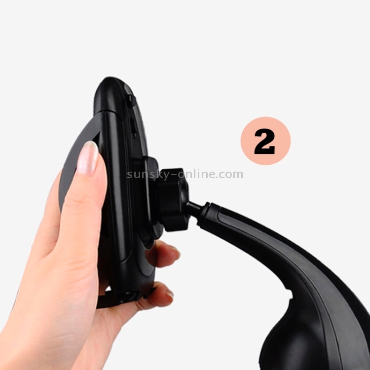 Baseus Universal Windshield Sucker Bracket Stand 360 Degree Rotating Car Mounts Holder for iPhone / Samsung / Sony(Black) Baseus Universal Windshield Sucker Bracket Stand 360 Degree Rotating Car Mounts Holder for iPhone / Samsung / Sony(Black)