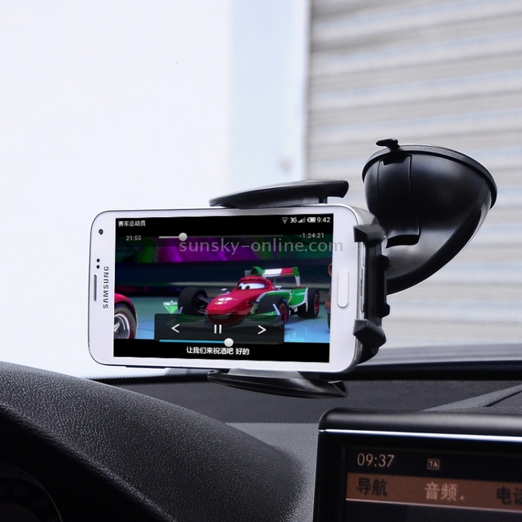 Baseus Universal Windshield Sucker Bracket Stand 360 Degree Rotating Car Mounts Holder for iPhone / Samsung / Sony(Black) Baseus Universal Windshield Sucker Bracket Stand 360 Degree Rotating Car Mounts Holder for iPhone / Samsung / Sony(Black)