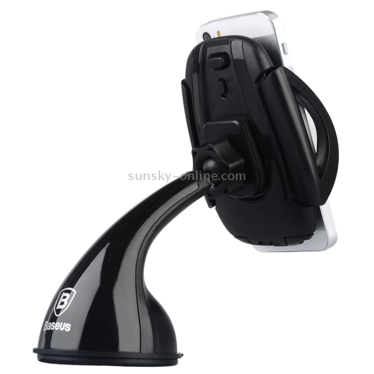 Baseus Universal Windshield Sucker Bracket Stand 360 Degree Rotating Car Mounts Holder for iPhone / Samsung / Sony(Black) Baseus Universal Windshield Sucker Bracket Stand 360 Degree Rotating Car Mounts Holder for iPhone / Samsung / Sony(Black)