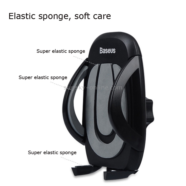 Baseus Universal Windshield Sucker Bracket Stand 360 Degree Rotating Car Mounts Holder for iPhone / Samsung / Sony(Black) Baseus Universal Windshield Sucker Bracket Stand 360 Degree Rotating Car Mounts Holder for iPhone / Samsung / Sony(Black)