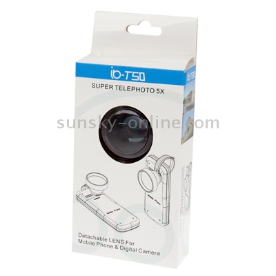 5X Telephoto Lens Detachable 5X Telephoto Lens Detachable