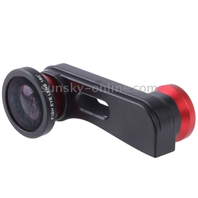 3 in 1 Camera Lens Kits (180 Degree Fisheye Lens + Super Wide Lens + Macro Lens) for iPhone 5(Red) 3 in 1 Camera Lens Kits (180 Degree Fisheye Lens + Super Wide Lens + Macro Lens) for iPhone 5(Red)