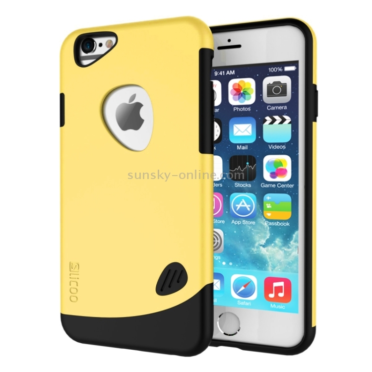 SLiCOO Cobblestone PC + TPU Combination Case for iPhone 5 & 5s & SE(Yellow) SLiCOO Cobblestone PC + TPU Combination Case for iPhone 5 & 5s & SE(Yellow)