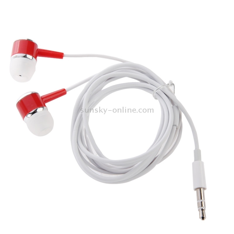 3.5mm Super Bass Earphone, Length: 1m(Red) 3.5mm Super Bass Earphone, Length: 1m(Red)