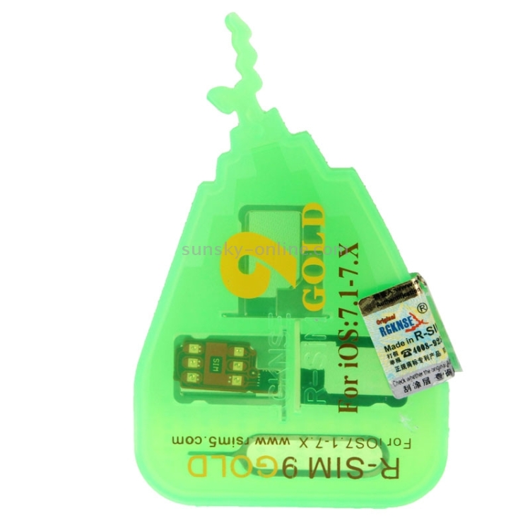 R-SIM 9 GOLD The Best Unlock and Activation SIM for iPhone 4S / iPhone 5 & 5C & 5S iPhone 6 & 6 Plus, Operation System: iOS 7.X R-SIM 9 GOLD The Best Unlock and Activation SIM for iPhone 4S / iPhone 5 & 5C & 5S iPhone 6 & 6 Plus, Operation System: iOS 7.X