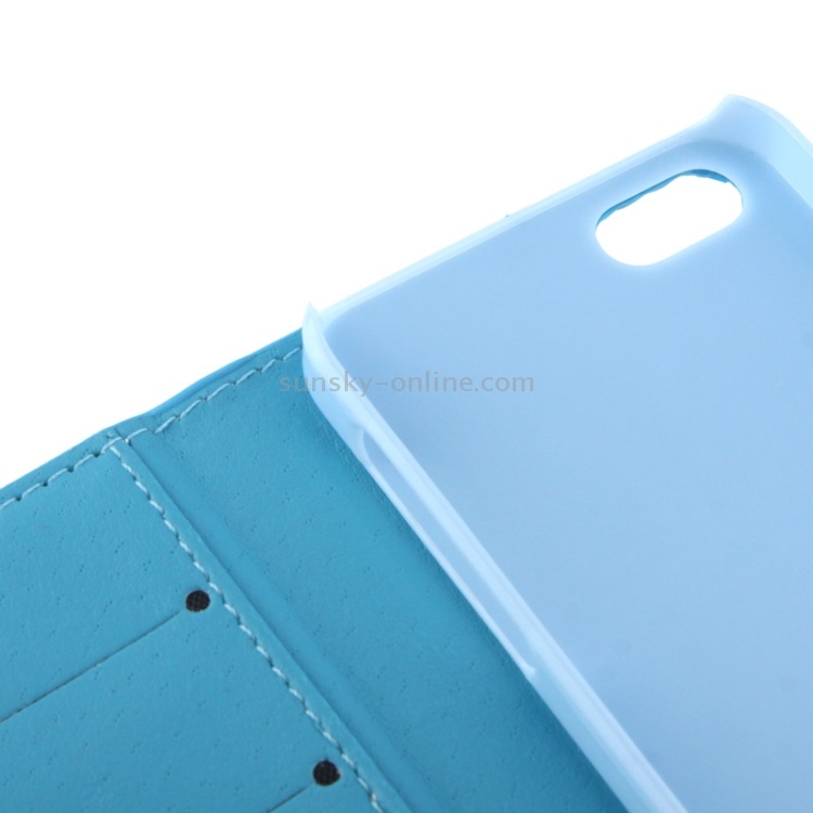 Rubbery Diamond Encrusted Horizontal Flip Leather Case with Credit Card Slots for iPhone 5 & 5s & SE & SE (Blue) Rubbery Diamond Encrusted Horizontal Flip Leather Case with Credit Card Slots for iPhone 5 & 5s & SE & SE (Blue)