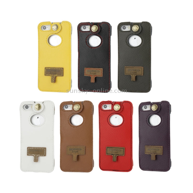 SHOWKOO Lichi Texture Premium Luxury Vertical Style Snap Button Leather Case with Call Display ID & Lanyards for iPhone 5 & 5s & SE & SE(Green) SHOWKOO Lichi Texture Premium Luxury Vertical Style Snap Button Leather Case with Call Display ID & Lanyards for iPhone 5 & 5s & SE & SE(Green)