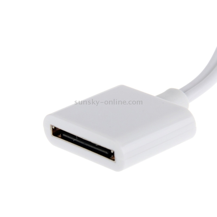 2 in 1 30 Pin Female to 8 Pin + 3.5mm Audio Cable Converter, Not Support iOS 10.3.1 or Above Phone(White) 2 in 1 30 Pin Female to 8 Pin + 3.5mm Audio Cable Converter, Not Support iOS 10.3.1 or Above Phone(White)