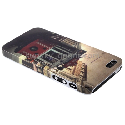 The Train in London England Pattern Scratch Resistance Plastic Protective Case for iPhone 5 The Train in London England Pattern Scratch Resistance Plastic Protective Case for iPhone 5