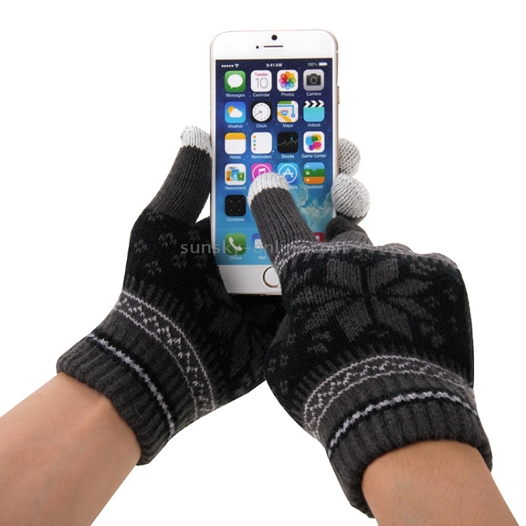 Mutifuctional Three Fingers Electricity Melted Screen Touch Screen Wool Warm Gloves Mutifuctional Three Fingers Electricity Melted Screen Touch Screen Wool Warm Gloves