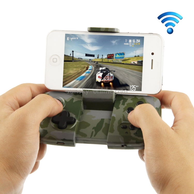 Bluetooth Game Pad, Game Controller for iPhone 6 & 6 Plus / 5 & 5C & 5S / 4 & 4S / Galaxy S5/ S4 / S3 / HTC / Nokia / Sony / PC (Camouflage) Bluetooth Game Pad, Game Controller for iPhone 6 & 6 Plus / 5 & 5C & 5S / 4 & 4S / Galaxy S5/ S4 / S3 / HTC / Nokia / Sony / PC (Camouflage)