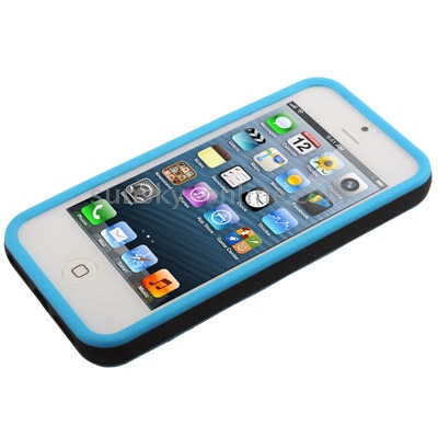 2-color Series Smooth TPU Case for iPhone 5 & 5s & SE & SE (Blue) 2-color Series Smooth TPU Case for iPhone 5 & 5s & SE & SE (Blue)
