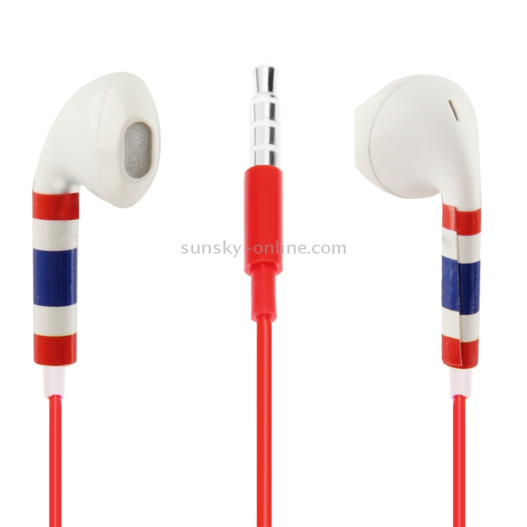 Thailand Flag Pattern EarPods with Remote and Mic for iPhone 5 & 5S & 5C, iPhone 4 & 4S, iPad / iPod touch, iPod Nano / Classic Thailand Flag Pattern EarPods with Remote and Mic for iPhone 5 & 5S & 5C, iPhone 4 & 4S, iPad / iPod touch, iPod Nano / Classic