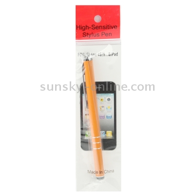 Pen Style Stylus Touch Pen for iPhone 5 / iPhone 4 & 4S / 3GS / iPad 4 / New iPad / All Capacitive Screen Products Pen Style Stylus Touch Pen for iPhone 5 / iPhone 4 & 4S / 3GS / iPad 4 / New iPad / All Capacitive Screen Products