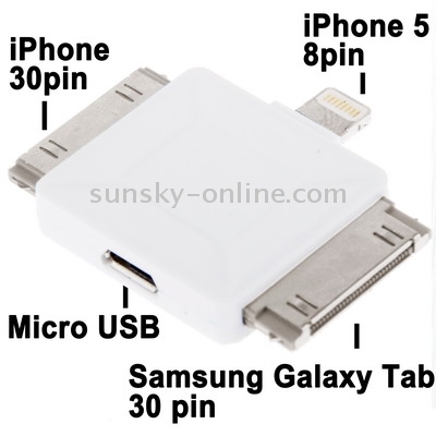 6 in 1 (EU Plug 2 USB Ports Charger, Car Charger, USB Cable, 8 Pin+30 Pin+Tab 30 Pin+Micro USB Adapter) Travel Kit 6 in 1 (EU Plug 2 USB Ports Charger, Car Charger, USB Cable, 8 Pin+30 Pin+Tab 30 Pin+Micro USB Adapter) Travel Kit