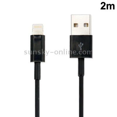 2m 8 Pin to USB Sync Data / Charging Cable 2m 8 Pin to USB Sync Data / Charging Cable