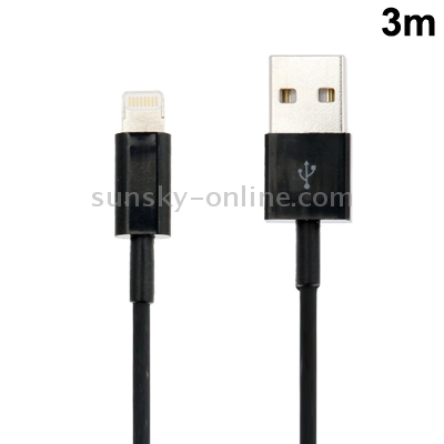 3m 8 Pin to USB Sync Data / Charging Cable 3m 8 Pin to USB Sync Data / Charging Cable