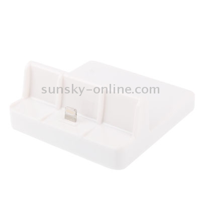 Charging Dock for iPhone 5 / iPod touch 5 / 6, White(White) Charging Dock for iPhone 5 / iPod touch 5 / 6, White(White)