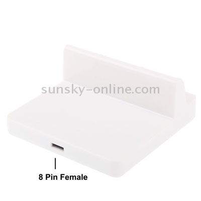 Charging Dock for iPhone 5 / iPod touch 5 / 6, White(White) Charging Dock for iPhone 5 / iPod touch 5 / 6, White(White)