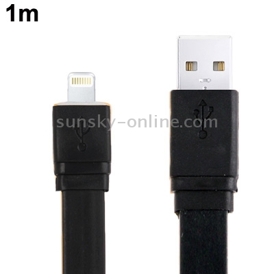 1m Noodle Style 8 Pin to USB Sync Data / Charging Cable 1m Noodle Style 8 Pin to USB Sync Data / Charging Cable