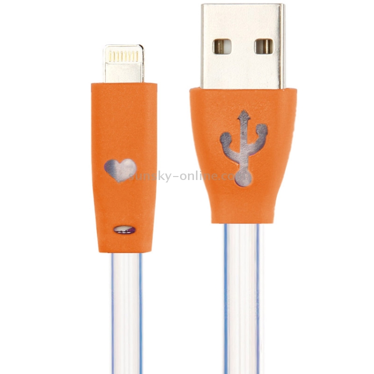 7-colors Luminescence USB Charge / Data Transfer Cable with Smile Face, Suitable for iPhone 6 & 6 Plus, iPhone 5 & 5S & 5C, iPad Air, Support iOS 8.3(Orange) 7-colors Luminescence USB Charge / Data Transfer Cable with Smile Face, Suitable for iPhone 6 & 6 Plus, iPhone 5 & 5S & 5C, iPad Air, Support iOS 8.3(Orange)