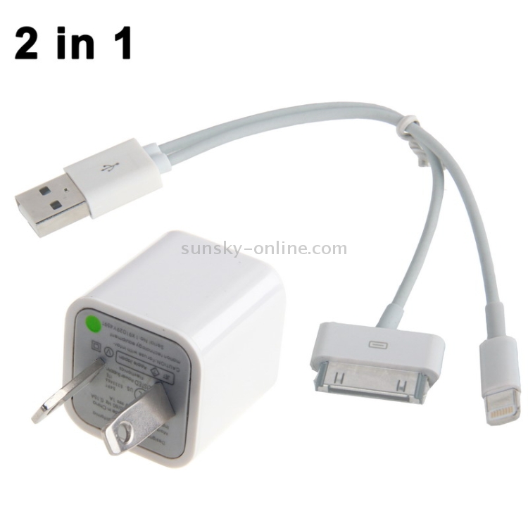 2 in 1 (AU Plug Travel Charger Adapter + USB 2.0 to iPhone X Pin, iPhone 30 pin Multi-functional USB Charger Data Sync Cable for iPhone 8 / 8 Plus, iPhone 7 & 7 Plus, iPhone 6 & 6S / iPhone 5 / iPad 4 / iPad mini / mini 2 Retina / iPod touch 5 / 6 / Ne 2 in 1 (AU Plug Travel Charger Adapter + USB 2.0 to iPhone X Pin, iPhone 30 pin Multi-functional USB Charger Data Sync Cable for iPhone 8 / 8 Plus, iPhone 7 & 7 Plus, iPhone 6 & 6S / iPhone 5 / iPad 4 / iPad mini / mini 2 Retina / iPod touch 5 / 6 / Ne
