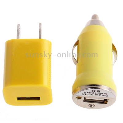 3 in 1 (5V 1A EU Plug Travel Charger Adapter + Car Charger + 1m Noodle Style 8-pin Sync Charge Cable) for iPhone 6 & 6 Plus, iPhone 5, iPod touch 5 / 6(Yellow) 3 in 1 (5V 1A EU Plug Travel Charger Adapter + Car Charger + 1m Noodle Style 8-pin Sync Charge Cable) for iPhone 6 & 6 Plus, iPhone 5, iPod touch 5 / 6(Yellow)