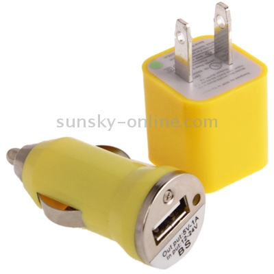 3 in 1 (5V 1A EU Plug Travel Charger Adapter + Car Charger + 1m Noodle Style 8-pin Sync Charge Cable) for iPhone 6 & 6 Plus, iPhone 5, iPod touch 5 / 6(Yellow) 3 in 1 (5V 1A EU Plug Travel Charger Adapter + Car Charger + 1m Noodle Style 8-pin Sync Charge Cable) for iPhone 6 & 6 Plus, iPhone 5, iPod touch 5 / 6(Yellow)