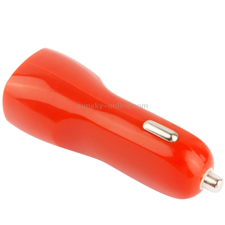 2.1A & 1.0A Dual USB Car Charger Adapter for iPhone 5 / iPad mini / mini 2 Retina / iPod touch 5 / 6, Samsung i9500 / i9200 / HTC / LG / Sony / Nokia and other USB Device(Red) 2.1A & 1.0A Dual USB Car Charger Adapter for iPhone 5 / iPad mini / mini 2 Retina / iPod touch 5 / 6, Samsung i9500 / i9200 / HTC / LG / Sony / Nokia and other USB Device(Red)
