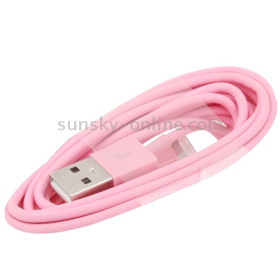 8 Pin Colorful USB Data Transfer / Charging Sync Cable for iPhone 8 / 8 Plus, iPhone 7 & 7 Plus, iPhone 6 & 6 Plus, iPhone 5 & 5S & 5C, iPad Air, Length: 3m(Pink) 8 Pin Colorful USB Data Transfer / Charging Sync Cable for iPhone 8 / 8 Plus, iPhone 7 & 7 Plus, iPhone 6 & 6 Plus, iPhone 5 & 5S & 5C, iPad Air, Length: 3m(Pink)