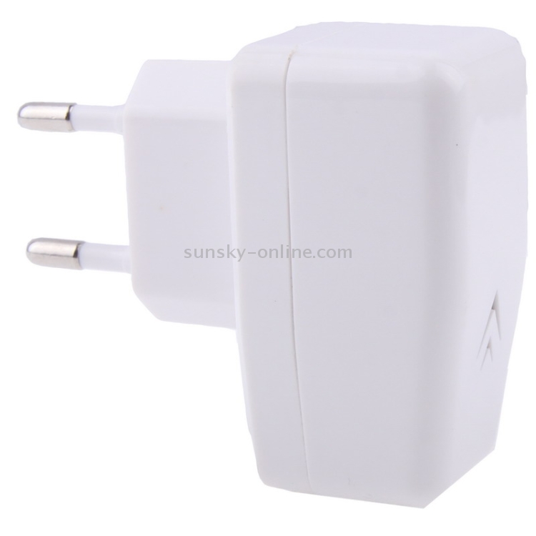 5V 2.1A EU Plug Dual USB Port Charge Adapter(White) 5V 2.1A EU Plug Dual USB Port Charge Adapter(White)