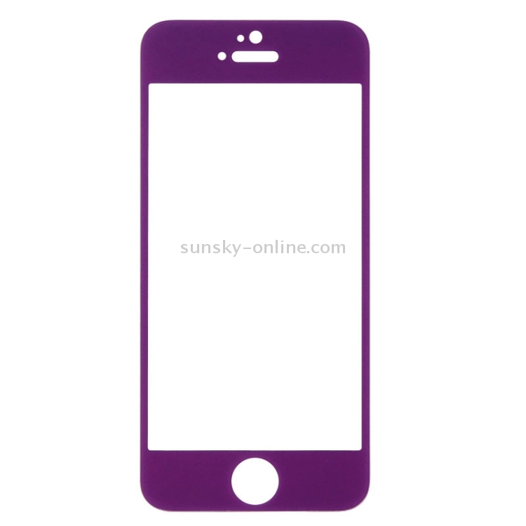 0.3mm Silk-screen Explosion-proof Full Screen Tempered Glass Film for iPhone 5 & 5C & 5S(Purple) 0.3mm Silk-screen Explosion-proof Full Screen Tempered Glass Film for iPhone 5 & 5C & 5S(Purple)