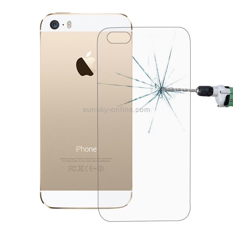 10 PCS for iPhone SE & 5 & 5S 0.26mm 9H Surface Hardness 2.5D Explosion-proof Back Tempered Glass Film 10 PCS for iPhone SE & 5 & 5S 0.26mm 9H Surface Hardness 2.5D Explosion-proof Back Tempered Glass Film