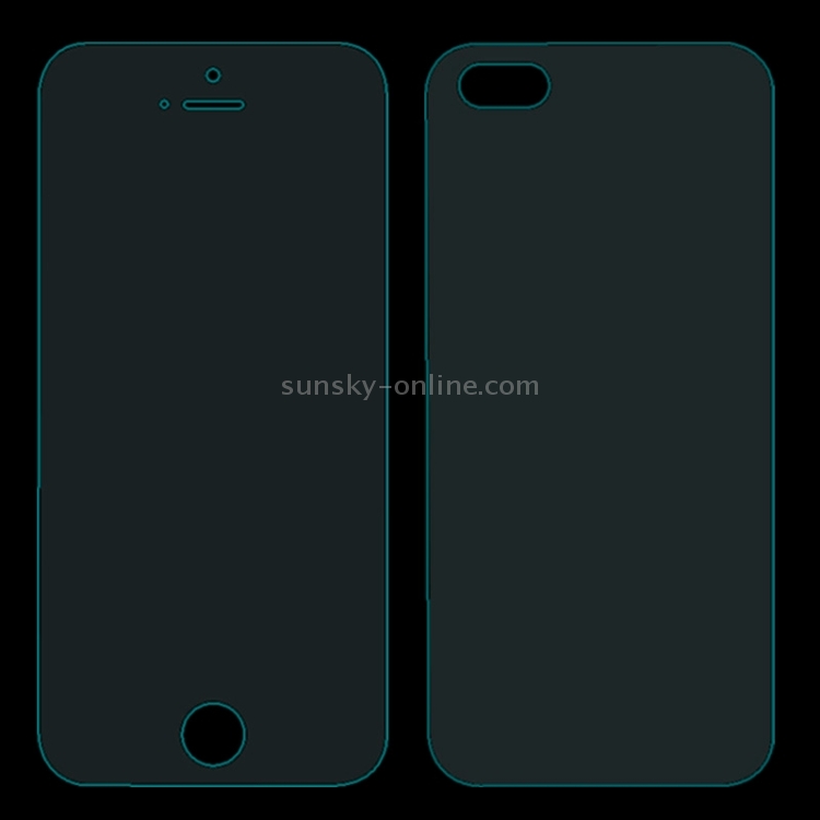 0.26mm Explosion-proof Front and Back Screen Protector Tempered Glass Film for iPhone 5 & 5S 0.26mm Explosion-proof Front and Back Screen Protector Tempered Glass Film for iPhone 5 & 5S