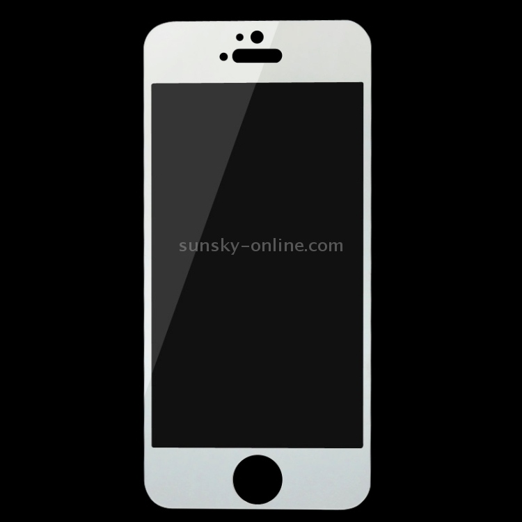 0.3mm Plating Explosion-proof Full Screen Tempered Glass Film for iPhone 5 & 5C & 5S(Silver) 0.3mm Plating Explosion-proof Full Screen Tempered Glass Film for iPhone 5 & 5C & 5S(Silver)