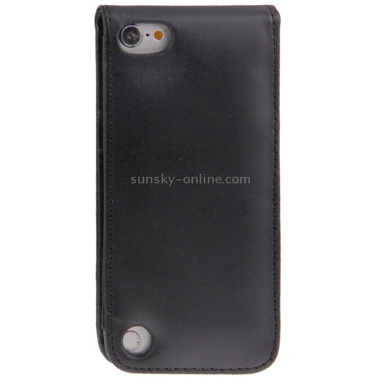 Vertical Flip Leather Case with Card Slots for iPod touch 5 / 6th(Black) Vertical Flip Leather Case with Card Slots for iPod touch 5 / 6th(Black)
