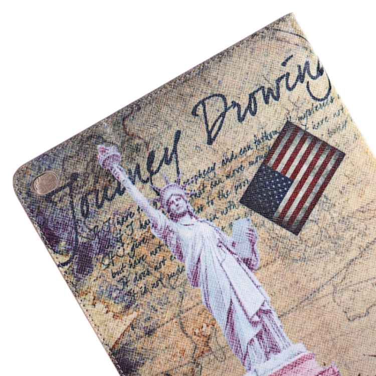 Statue of Liberty Pattern Leather Case with Holder & Card Slots & Wallet for iPad Air 2 Statue of Liberty Pattern Leather Case with Holder & Card Slots & Wallet for iPad Air 2