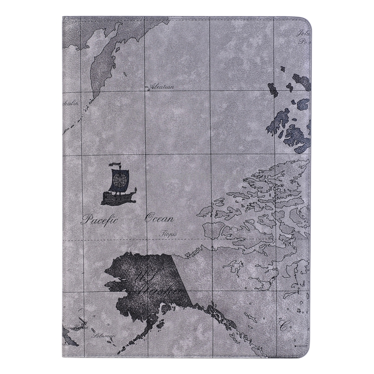 Retro World Map Pattern Leather Case with Holder & Card Slots & Wallet for iPad Air 2, Random Delivery(Grey) Retro World Map Pattern Leather Case with Holder & Card Slots & Wallet for iPad Air 2, Random Delivery(Grey)