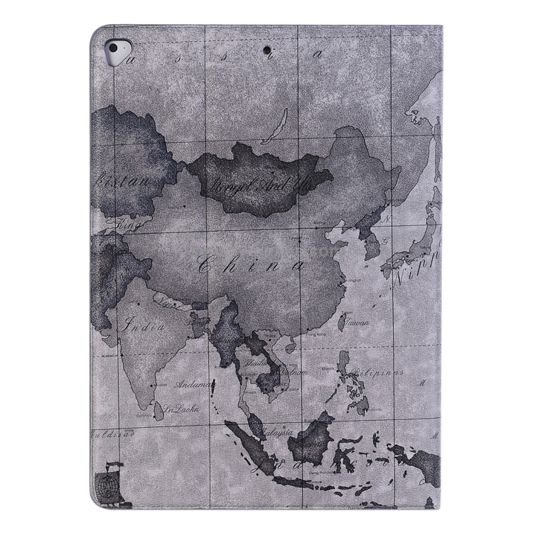 Retro World Map Pattern Leather Case with Holder & Card Slots & Wallet for iPad Air 2, Random Delivery(Grey) Retro World Map Pattern Leather Case with Holder & Card Slots & Wallet for iPad Air 2, Random Delivery(Grey)