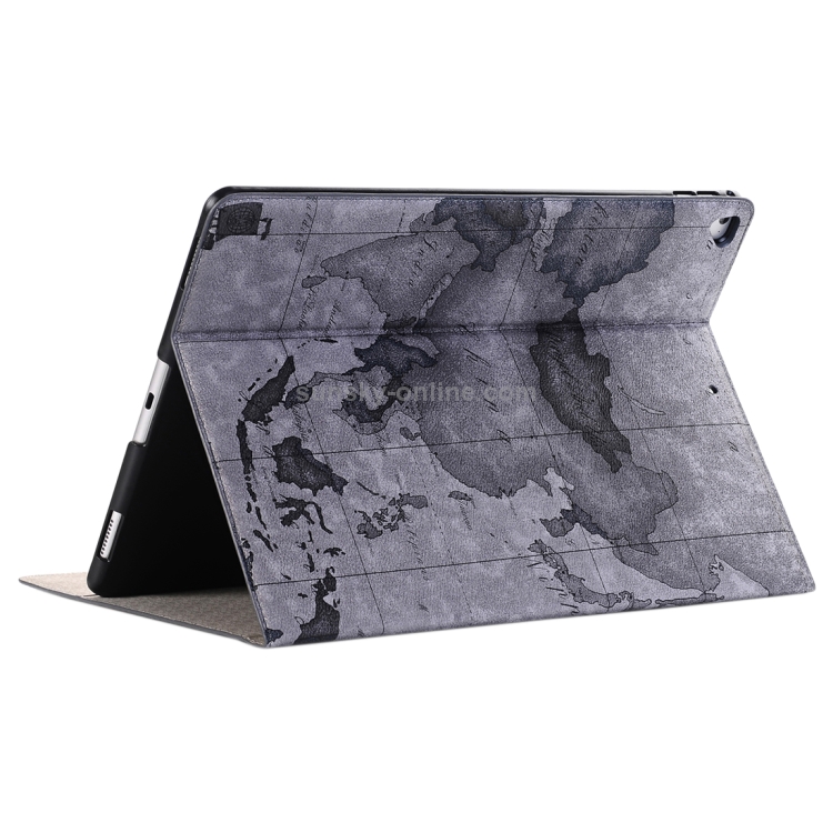 Retro World Map Pattern Leather Case with Holder & Card Slots & Wallet for iPad Air 2, Random Delivery(Grey) Retro World Map Pattern Leather Case with Holder & Card Slots & Wallet for iPad Air 2, Random Delivery(Grey)