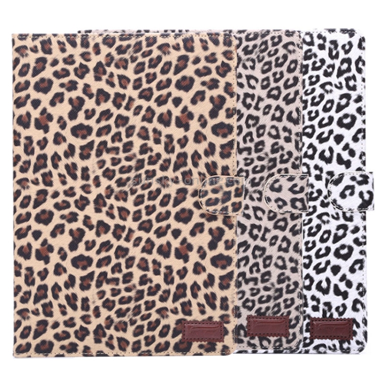 Leopard Pattern Leather Case with Holder & Card Slots & Wallet & Sleep Function for iPad Air 2 Leopard Pattern Leather Case with Holder & Card Slots & Wallet & Sleep Function for iPad Air 2