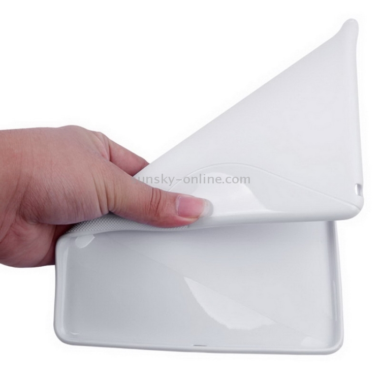 S Line Anti-slip Frosted TPU Protective Case for iPad Air 2(White) S Line Anti-slip Frosted TPU Protective Case for iPad Air 2(White)