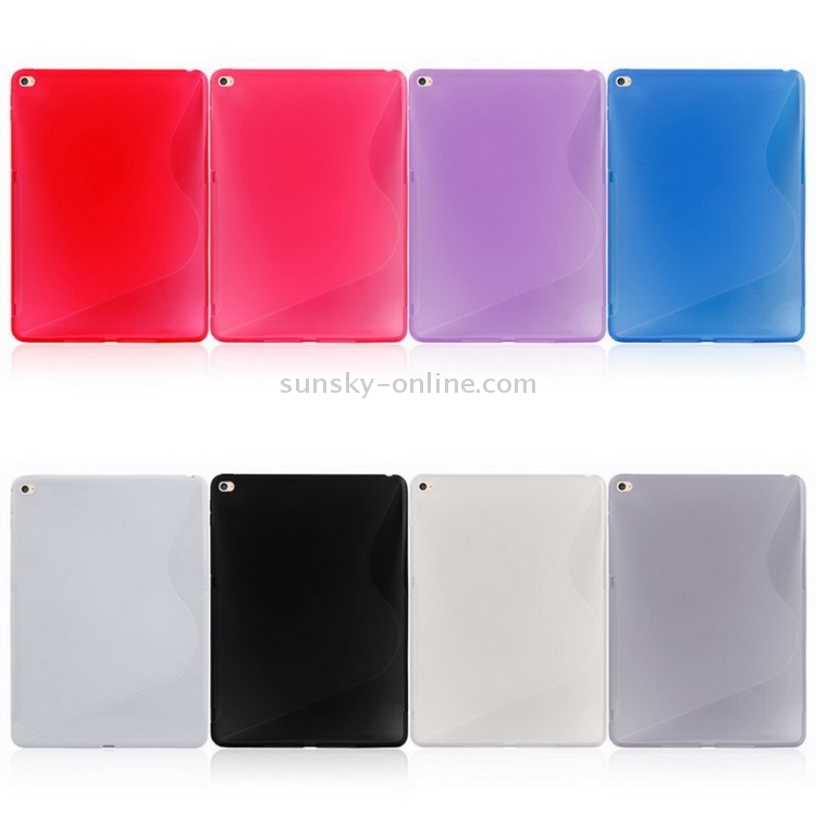 S Line Anti-slip Frosted TPU Protective Case for iPad Air 2(White) S Line Anti-slip Frosted TPU Protective Case for iPad Air 2(White)