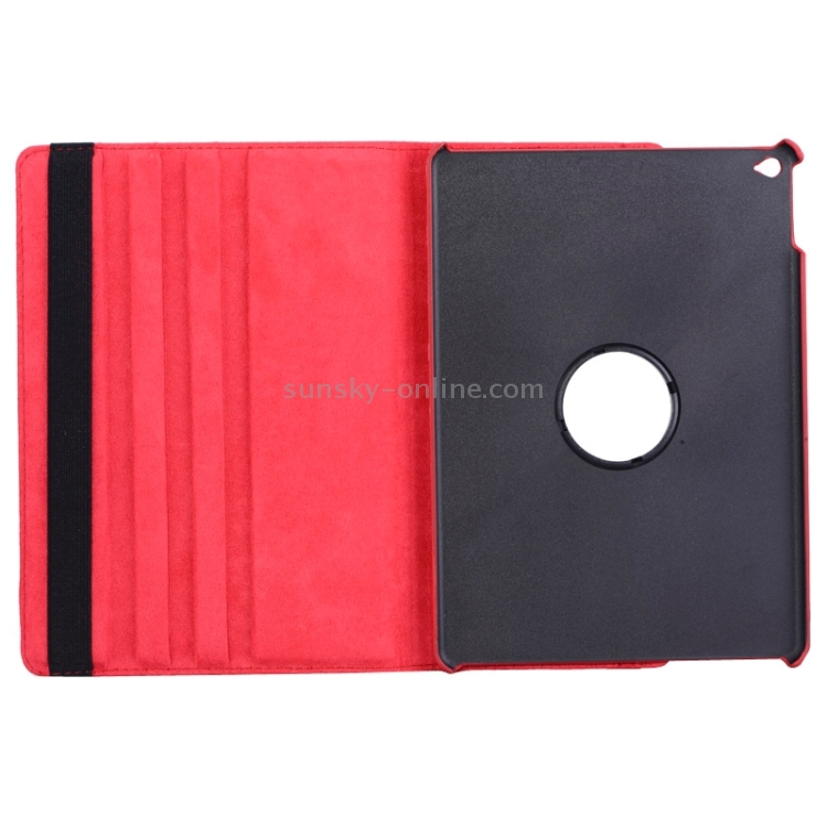 360 Degree Rotation Dot Pattern Leather Case with 3 Gears Holder for iPad Air 2(Red) 360 Degree Rotation Dot Pattern Leather Case with 3 Gears Holder for iPad Air 2(Red)