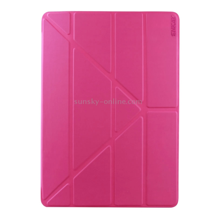 11-Fold Leather Case with Holder and Sleep Function for iPad Air 2(Magenta) 11-Fold Leather Case with Holder and Sleep Function for iPad Air 2(Magenta)