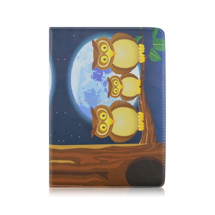 Three Brown Owls Pattern 360 Degree Rotation Leather Case with 2 Gears Holder for iPad Air 2 / iPad 6 Three Brown Owls Pattern 360 Degree Rotation Leather Case with 2 Gears Holder for iPad Air 2 / iPad 6