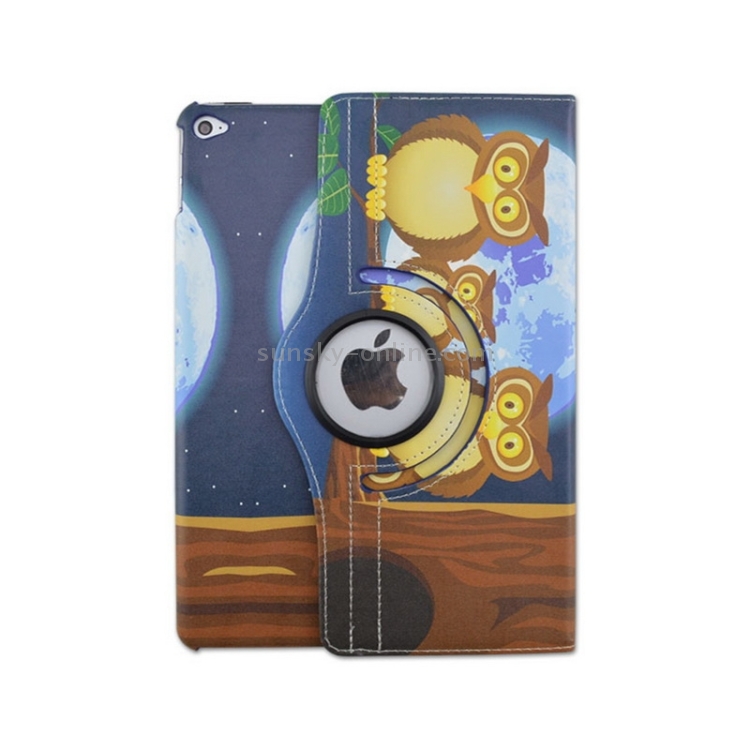 Three Brown Owls Pattern 360 Degree Rotation Leather Case with 2 Gears Holder for iPad Air 2 / iPad 6 Three Brown Owls Pattern 360 Degree Rotation Leather Case with 2 Gears Holder for iPad Air 2 / iPad 6