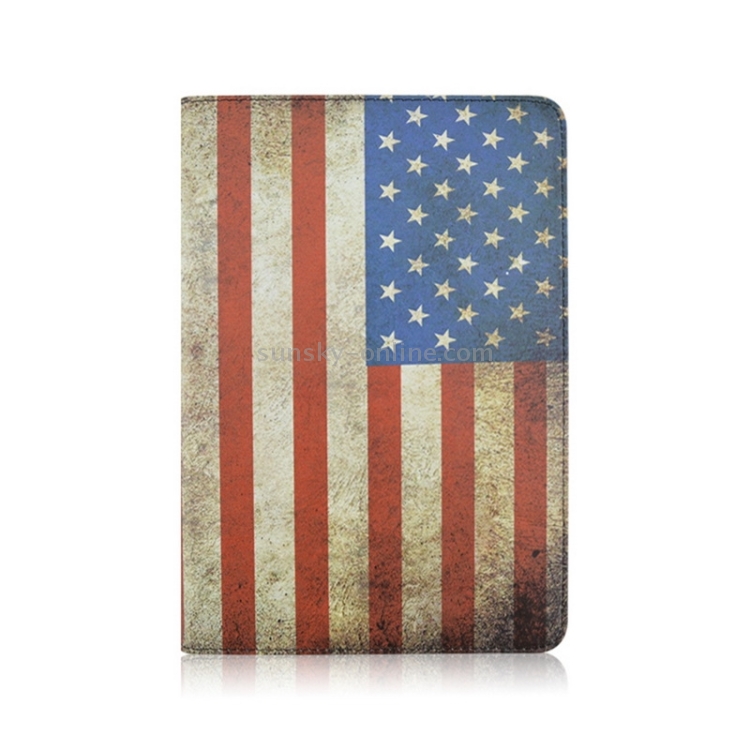 US Flag Pattern Horizontal Flip Leather Case with 3 Gears Holder for iPad Air 2 / iPad 6 US Flag Pattern Horizontal Flip Leather Case with 3 Gears Holder for iPad Air 2 / iPad 6